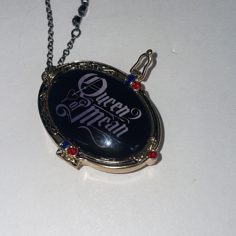 Disney and Betsey Johnson collaboration Queen of mean pendant necklace